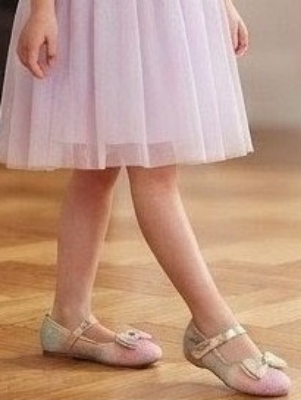 Rainbow Glitter Ballerina Kids Party Dress Shoes Gift Size 31 (13-13.5 approxm)